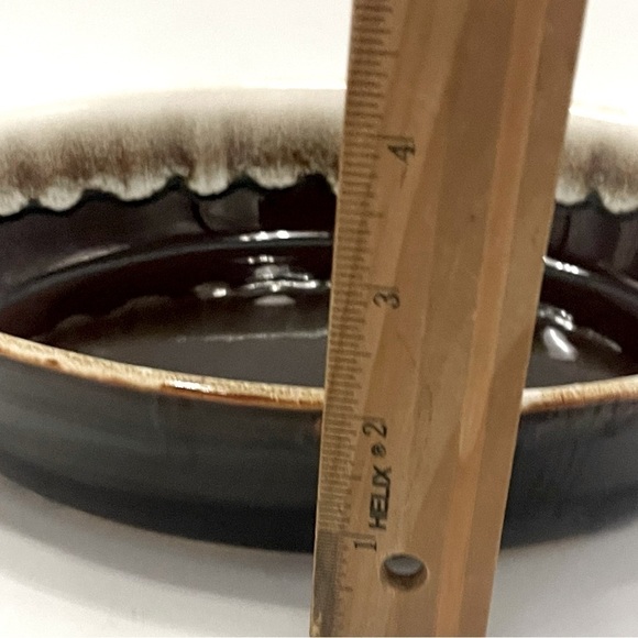 Pfaltzgraff Gourmet Brown Drip Glaze Stoneware Oval Casserole Dish #241 10" Long - Picture 5 of 10